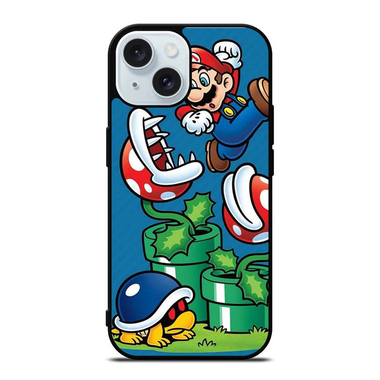 SUPER MARIO BROSS MARIO NINTENDO GAMES iPhone 15 Case Cover