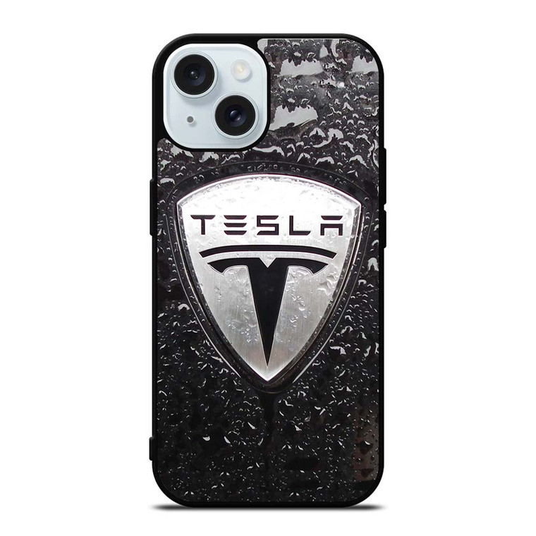 TESLA MOTORS EMBLEM iPhone 15 Case Cover