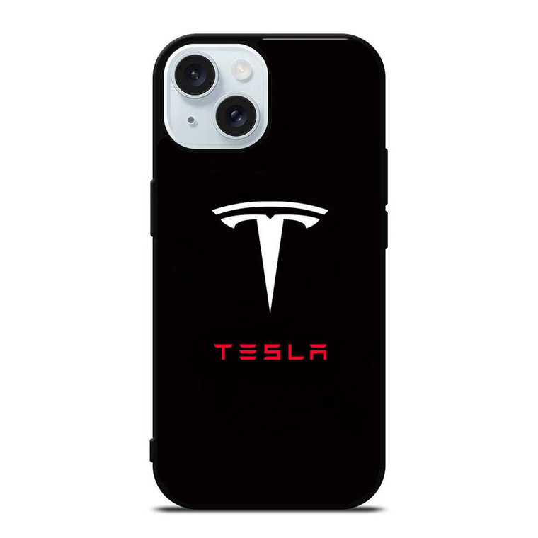 TESLA MOTORS LOGO 2 iPhone 15 Case Cover