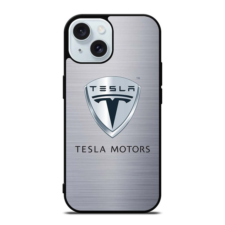 TESLA MOTORS LOGO iPhone 15 Case Cover