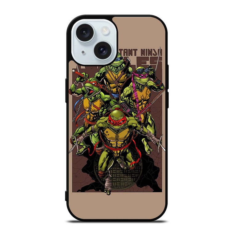 TMNT TEENAGE MUTANT NINJA TURTLE CARTOON iPhone 15 Case Cover