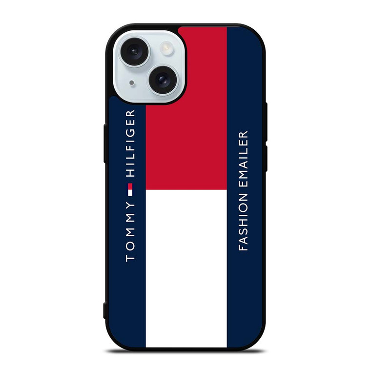 TOMMY HILFIGER TH LOGO FASHION EMAILER iPhone 15 Case Cover TOMMY HILFIGER TH LOGO FASHION EMAILER iPhone 15 Case Cover