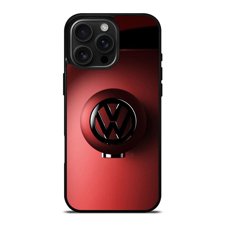 VW VOLKSWAGEN CAR LOGO RED iPhone 16 Pro Max Case Cover