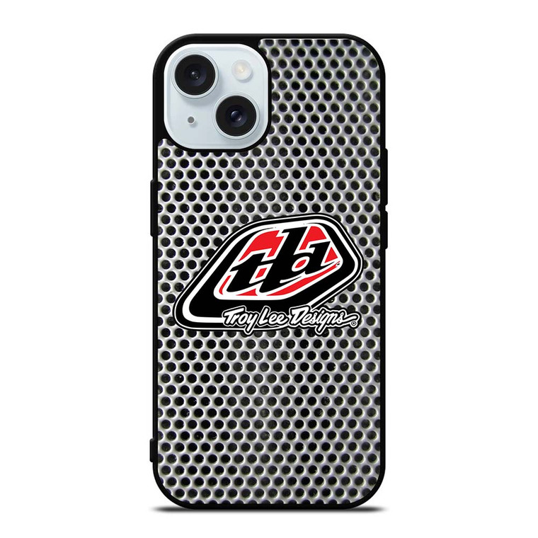 TROY LEE DESIGN PLATE LOGO iPhone 15 Case Cover TROY LEE DESIGN PLATE LOGO iPhone 15 Case Cover