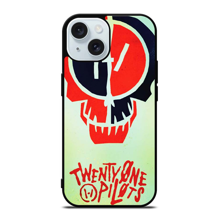 TWENTY ONE PILOTS SKULL iPhone 15 Case Cover
