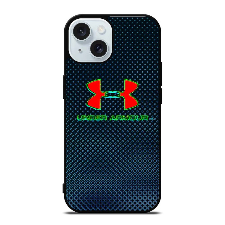 UNDER ARMOUR LOGO RED GREEN iPhone 15 Case Cover UNDER ARMOUR LOGO RED GREEN iPhone 15 Case Cover