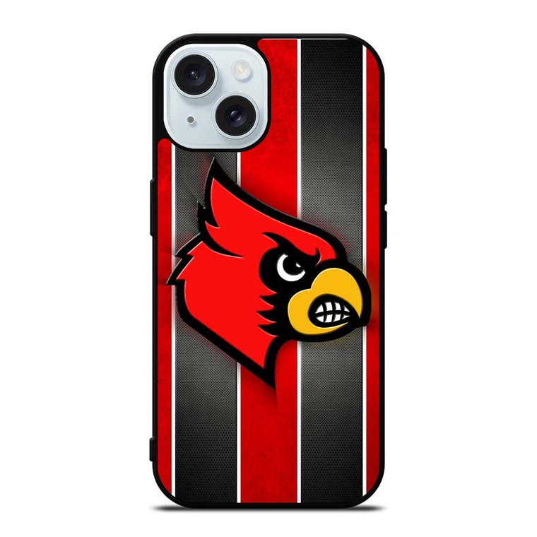 UNIVERSITY OF LOUISVILLE CARDINALS LOGO iPhone 15 Case Cover UNIVERSITY OF LOUISVILLE CARDINALS LOGO iPhone 15 Case Cover