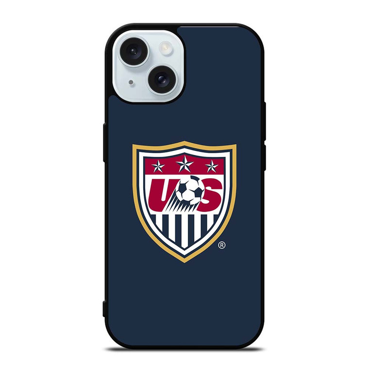 US SOCCER LOGO BADGE iPhone 15 Case Cover US SOCCER LOGO BADGE iPhone 15 Case Cover