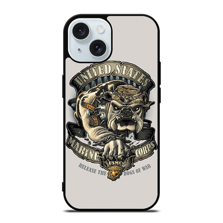 USMC US MARINE CORPS iPhone 15 Case Cover USMC US MARINE CORPS iPhone 15 Case Cover