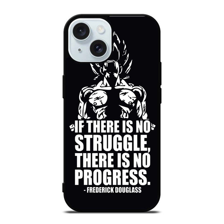 VEGETA QUOTE DRAGON BALL iPhone 15 Case Cover VEGETA QUOTE DRAGON BALL iPhone 15 Case Cover