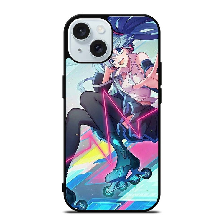 VOCALOID ANIME HATSUNE MIKU iPhone 15 Case Cover VOCALOID ANIME HATSUNE MIKU iPhone 15 Case Cover