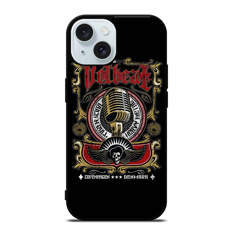 VOLBEAT HEAVY METAL NEW LOGO iPhone 15 Case Cover VOLBEAT HEAVY METAL NEW LOGO iPhone 15 Case Cover