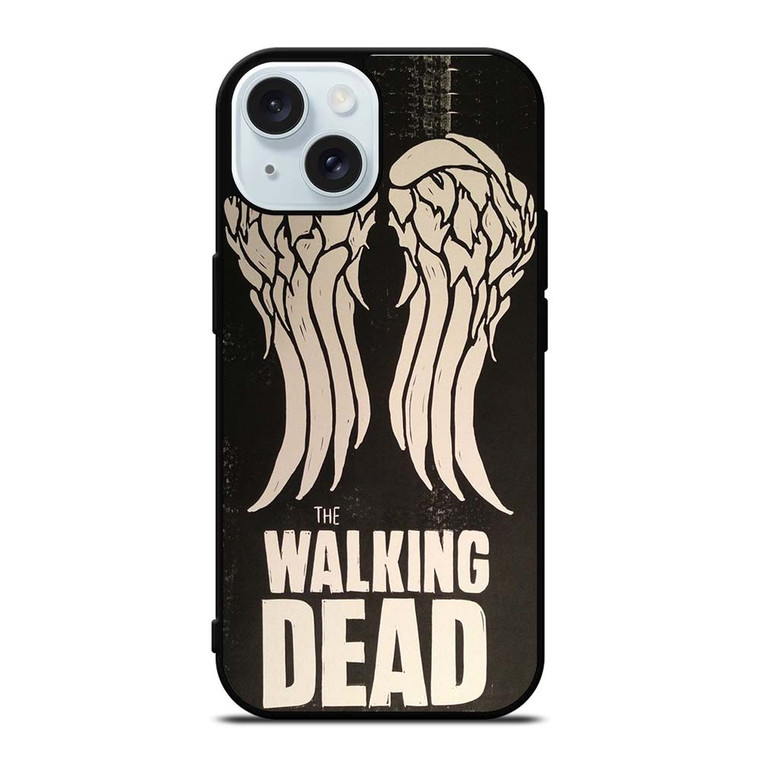 WALKING DEAD DARYL DIXON WINGS iPhone 15 Case Cover WALKING DEAD DARYL DIXON WINGS iPhone 15 Case Cover