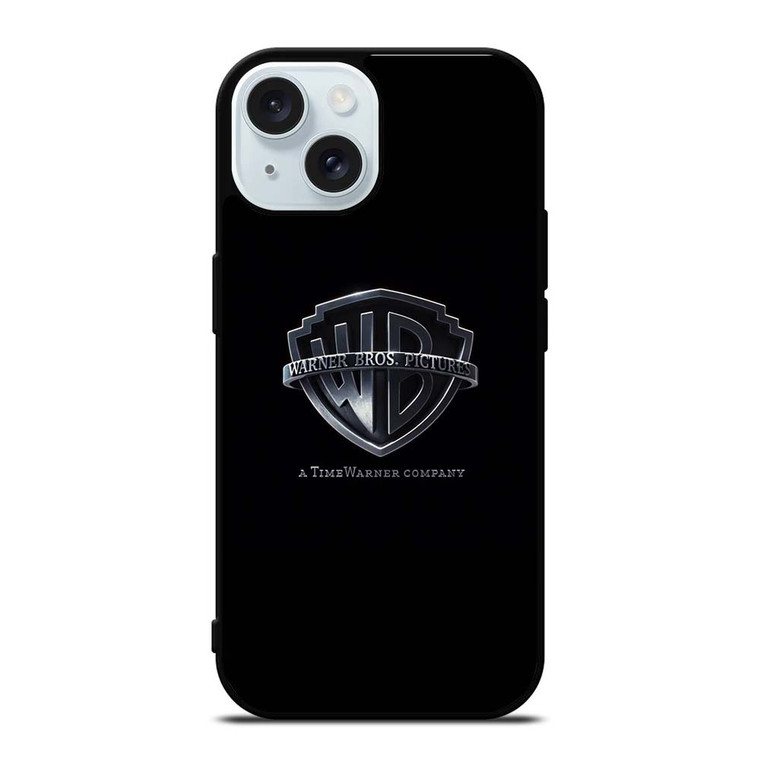 WARNER BROSS PICTURES METAL LOGO iPhone 15 Case Cover WARNER BROSS PICTURES METAL LOGO iPhone 15 Case Cover