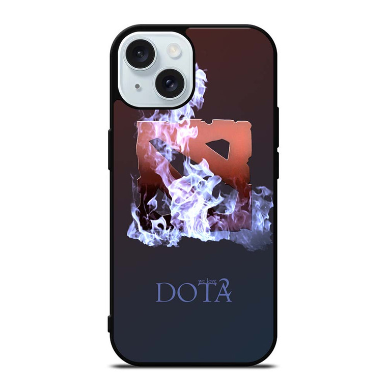 WE LOVE DOTA 2 iPhone 15 Case Cover WE LOVE DOTA 2 iPhone 15 Case Cover