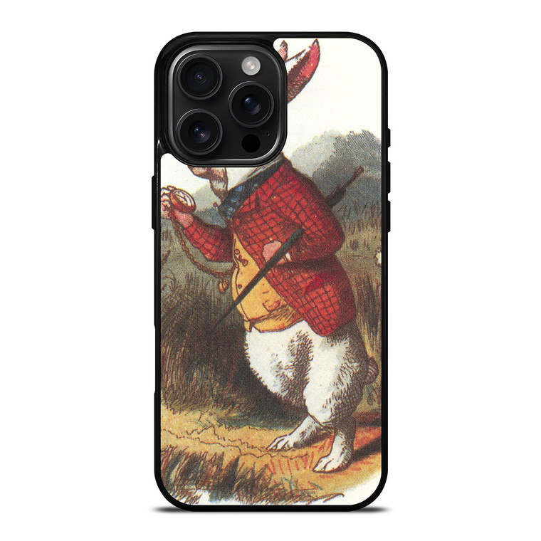WHITE RABBIT ALICE IN WONDERLAND Disney iPhone 16 Pro Max Case Cover