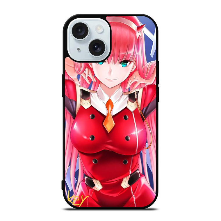 ZERO TWO DARLING IN THE FRANXX iPhone 15 Case Cover ZERO TWO DARLING IN THE FRANXX iPhone 15 Case Cover