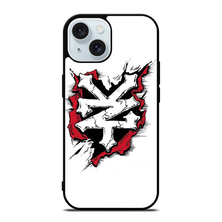 ZOO YORK LOGO WHITE iPhone 15 Case Cover ZOO YORK LOGO WHITE iPhone 15 Case Cover