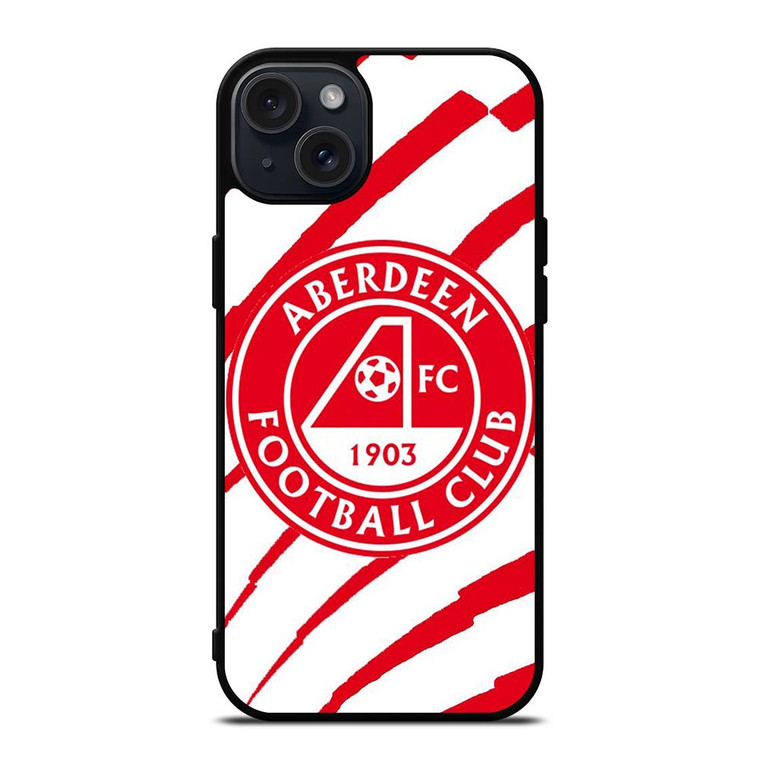 ABERDEEN FC SCOTLAND FOOTBALL CLUB LOGO iPhone 15 Plus Case Cover ABERDEEN FC SCOTLAND FOOTBALL CLUB LOGO iPhone 15 Plus Case Cover