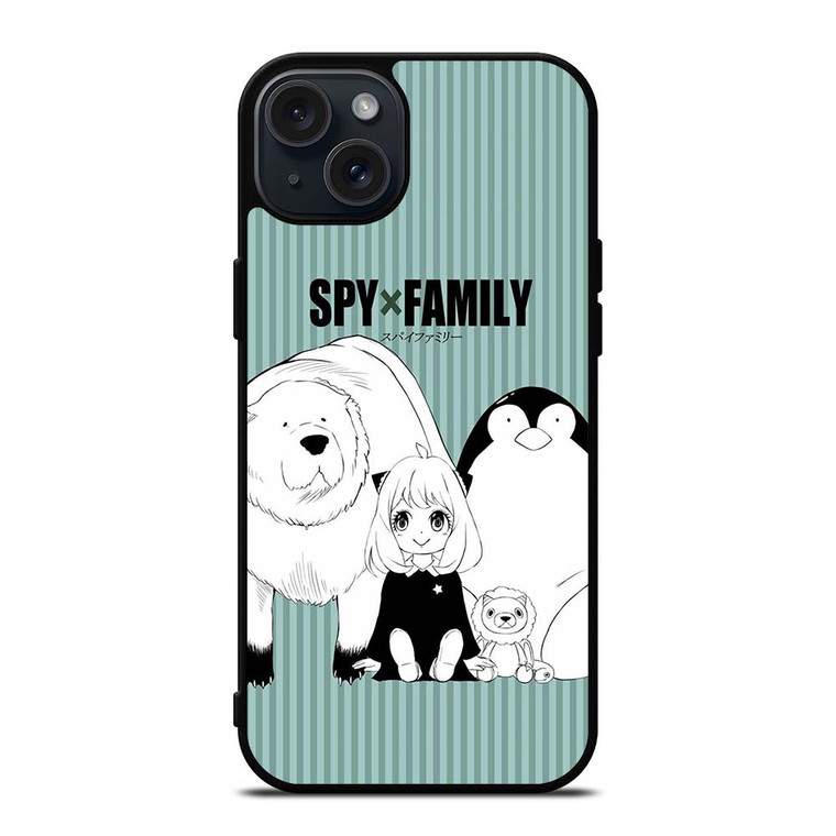 ANYA AND BOND FORGER SPY FAMILY MANGA ANIME iPhone 15 Plus Case Cover