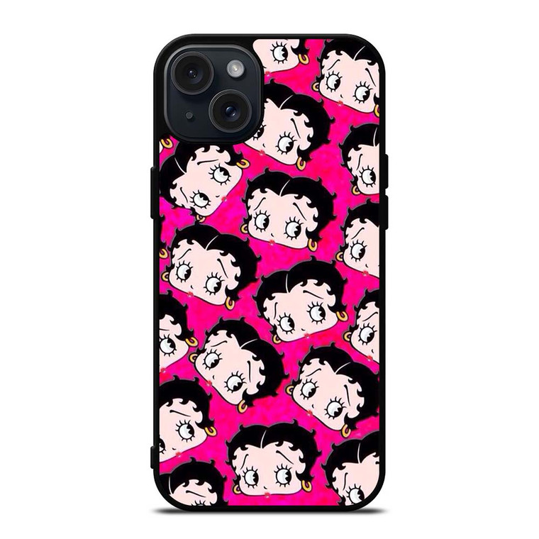 BETTY BOOP FACE COLLAGE iPhone 15 Plus Case Cover