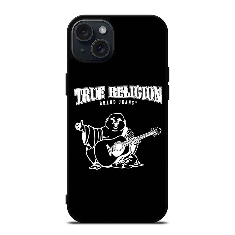 BIG BUDDHA TRUE RELIGION BLACK iPhone 15 Plus Case Cover