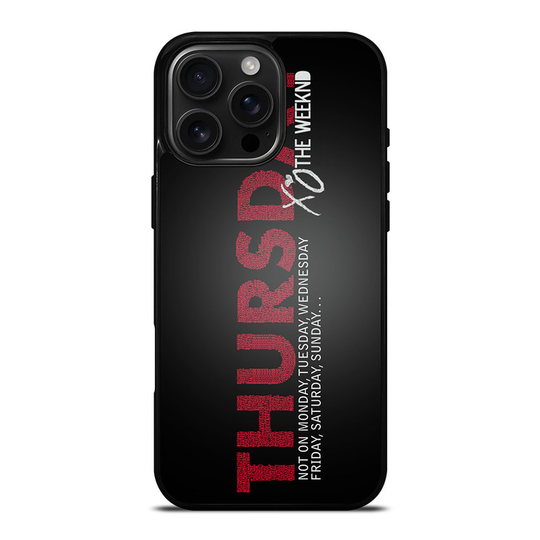 XO THE WEEKND iPhone 16 Pro Max Case Cover