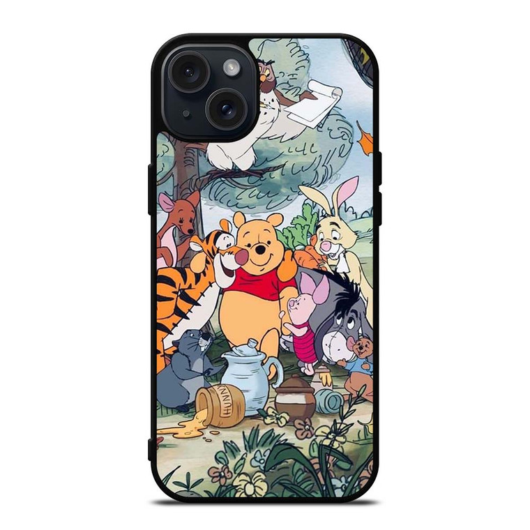 CARTOON WINNIE THE POOH AND FRIENDS DISNEY iPhone 15 Plus Case Cover CARTOON WINNIE THE POOH AND FRIENDS DISNEY iPhone 15 Plus Case Cover