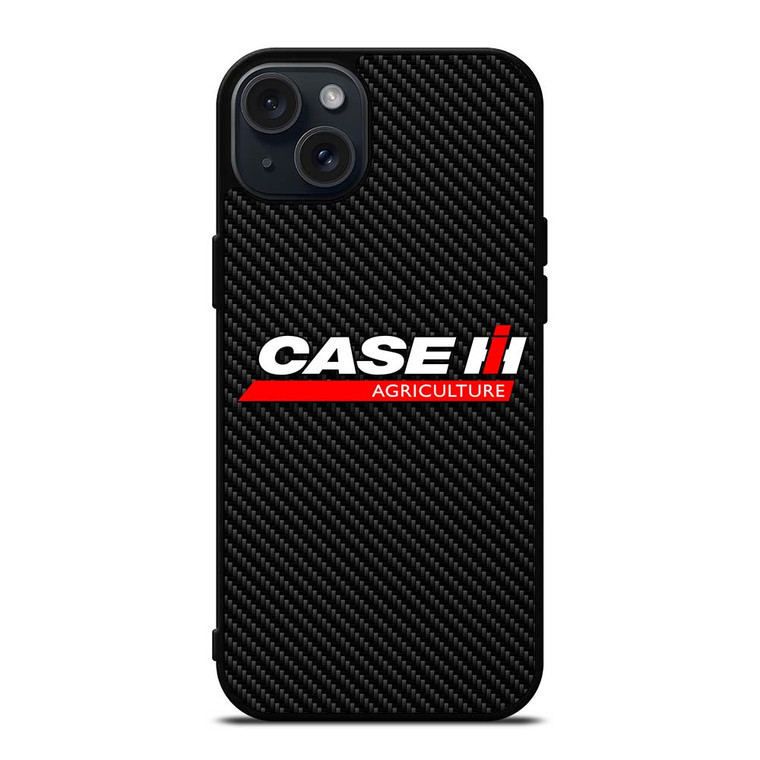 CASE IH ICON AGRICULTURE LOGO CARBON iPhone 15 Plus Case Cover
