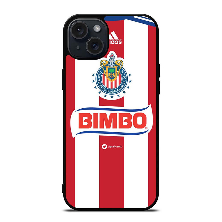 CHIVAS DE GUADALAJARA DEPORTIVO JERSEY iPhone 15 Plus Case Cover
