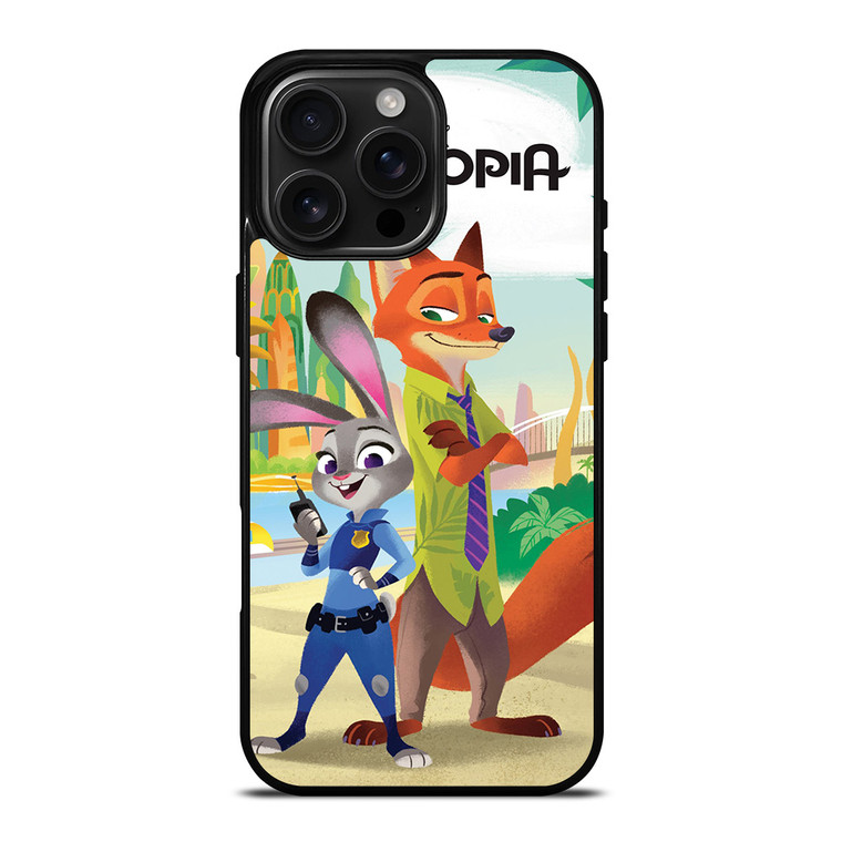 ZOOTOPIA JUDY AND NICK Disney iPhone 16 Pro Max Case Cover