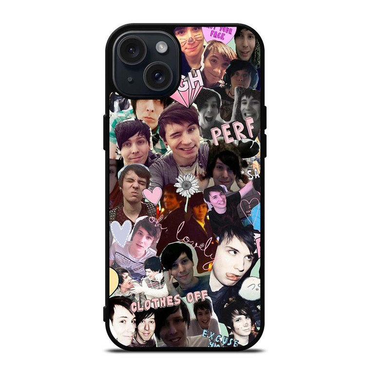COLLAGE DAN AND PHIL iPhone 15 Plus Case Cover