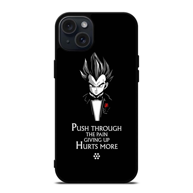 DRAGON BALL QUOTE VEGETA iPhone 15 Plus Case Cover DRAGON BALL QUOTE VEGETA iPhone 15 Plus Case Cover