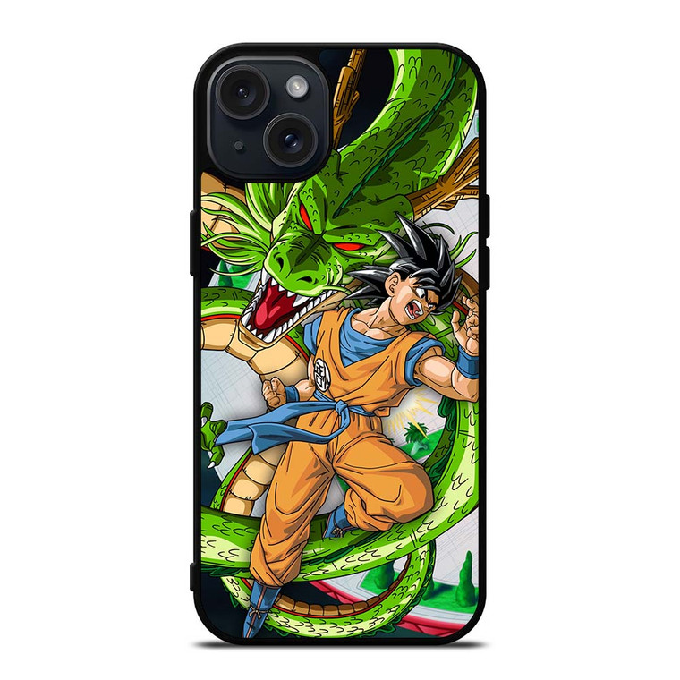 DRAGON BALL Z SON GOKU SHENRON iPhone 15 Plus Case Cover