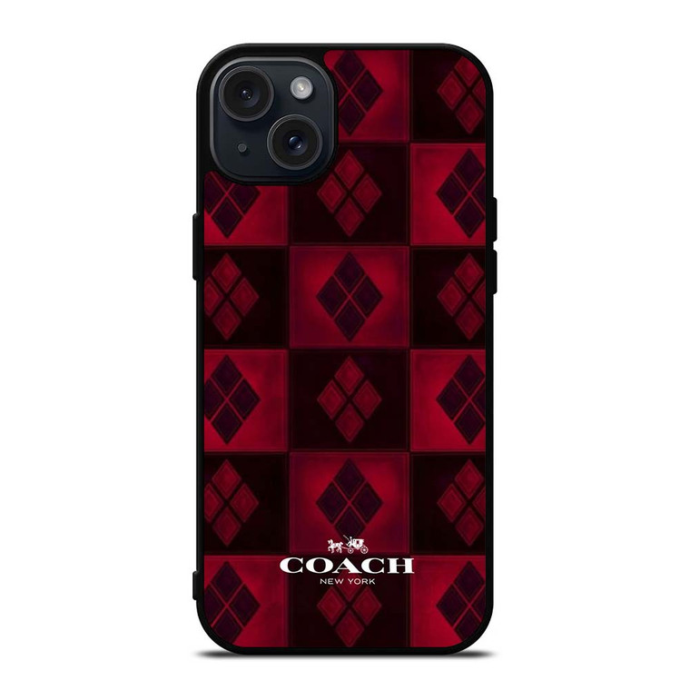 HARLEY QUINN LOGO COACH NEW YORK ICON iPhone 15 Plus Case Cover HARLEY QUINN LOGO COACH NEW YORK ICON iPhone 15 Plus Case Cover