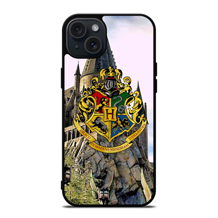 HARRY POTTER HOGWARTS CASTLE LOGO iPhone 15 Plus Case Cover