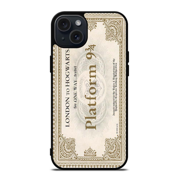 HARRY POTTER TICKET iPhone 15 Plus Case Cover