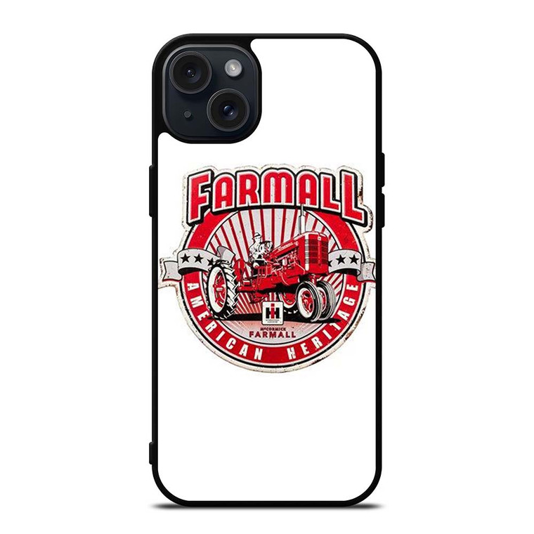 IH INTERNATIONAL HARVESTER FARMALL TRACTOR LOGO AMREICAN HERITAGE iPhone 15 Plus Case Cover