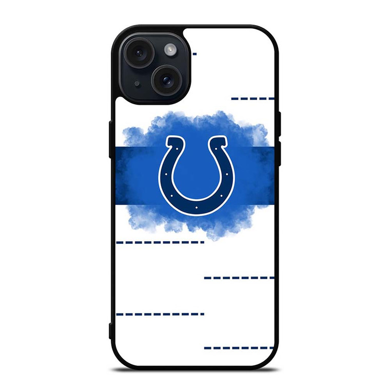 INDIANAPOLIS COLTS LOGO FOOTBALL ICON iPhone 15 Plus Case Cover INDIANAPOLIS COLTS LOGO FOOTBALL ICON iPhone 15 Plus Case Cover