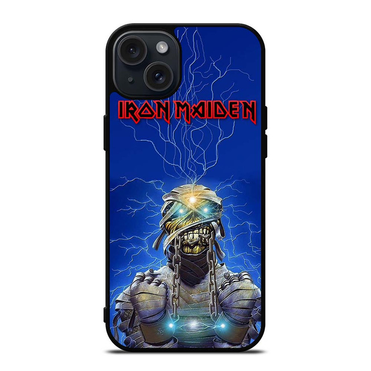 IRON MAIDEN ICON EDDIE THE MUMMY iPhone 15 Plus Case Cover IRON MAIDEN ICON EDDIE THE MUMMY iPhone 15 Plus Case Cover
