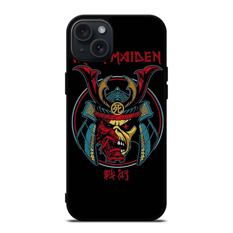 IRON MAIDEN ICON EDDIE THE SAMURAI iPhone 15 Plus Case Cover IRON MAIDEN ICON EDDIE THE SAMURAI iPhone 15 Plus Case Cover