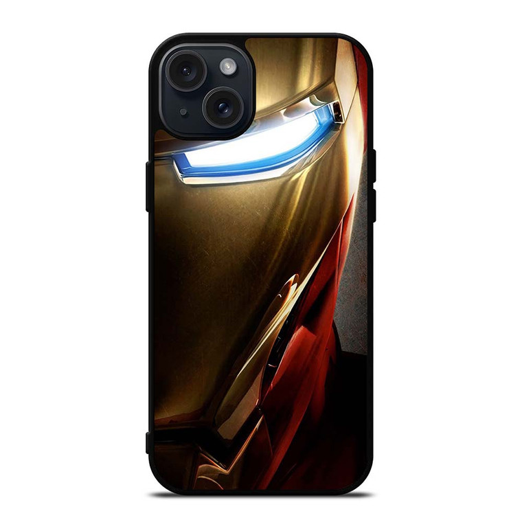 IRON MAN FACE iPhone 15 Plus Case Cover IRON MAN FACE iPhone 15 Plus Case Cover