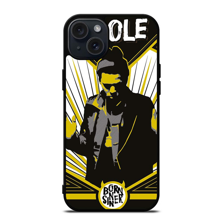 J. COLE BORN SINNER iPhone 15 Plus Case Cover J. COLE BORN SINNER iPhone 15 Plus Case Cover