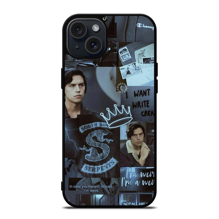 JUGHEAD JONES RIVERDALE COLLAGE iPhone 15 Plus Case Cover
