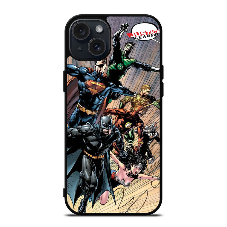 JUSTICE LEAGUE DC SUPERHEROES iPhone 15 Plus Case Cover