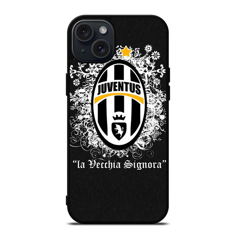 JUVENTUS iPhone 15 Plus Case Cover JUVENTUS iPhone 15 Plus Case Cover