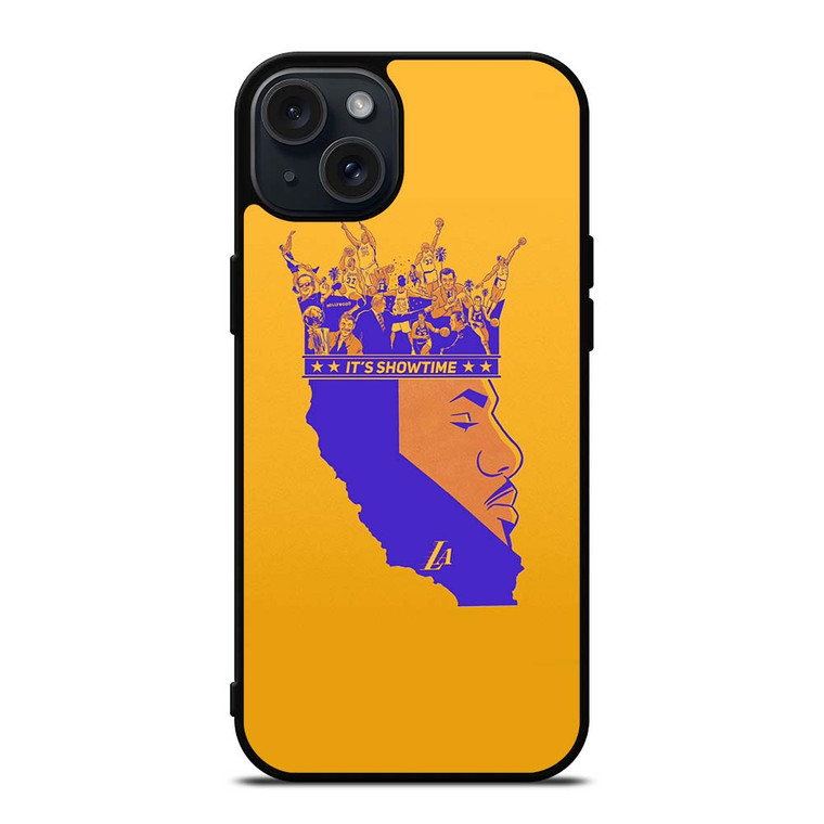 LEBRON JAMES LA LAKERS SHOW TIME iPhone 15 Plus Case Cover