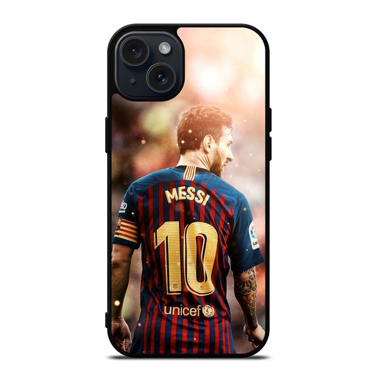 LIONEL MESSI BARCELONA 2 iPhone 15 Plus Case Cover