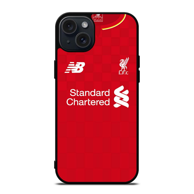 LIVERPOOL FC JERSEY iPhone 15 Plus Case Cover