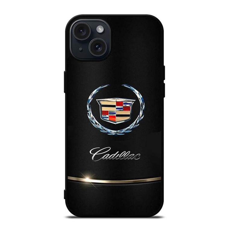 LUXURY CAR LOGO CADILLAC iPhone 15 Plus Case Cover LUXURY CAR LOGO CADILLAC iPhone 15 Plus Case Cover